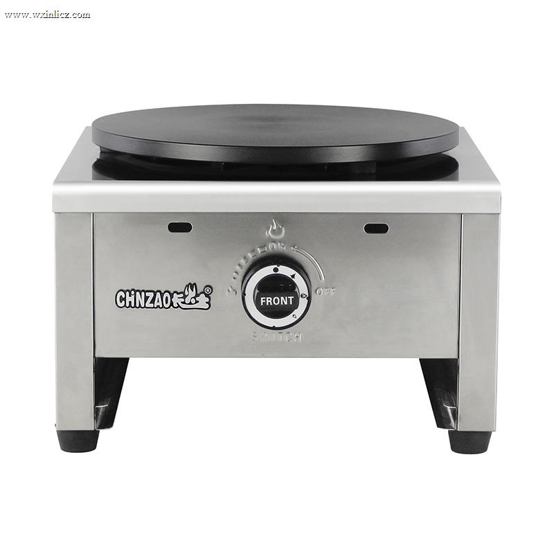 Stainless Steel Teflon Coated Natural Gas/LPG Crepe Maker Machine